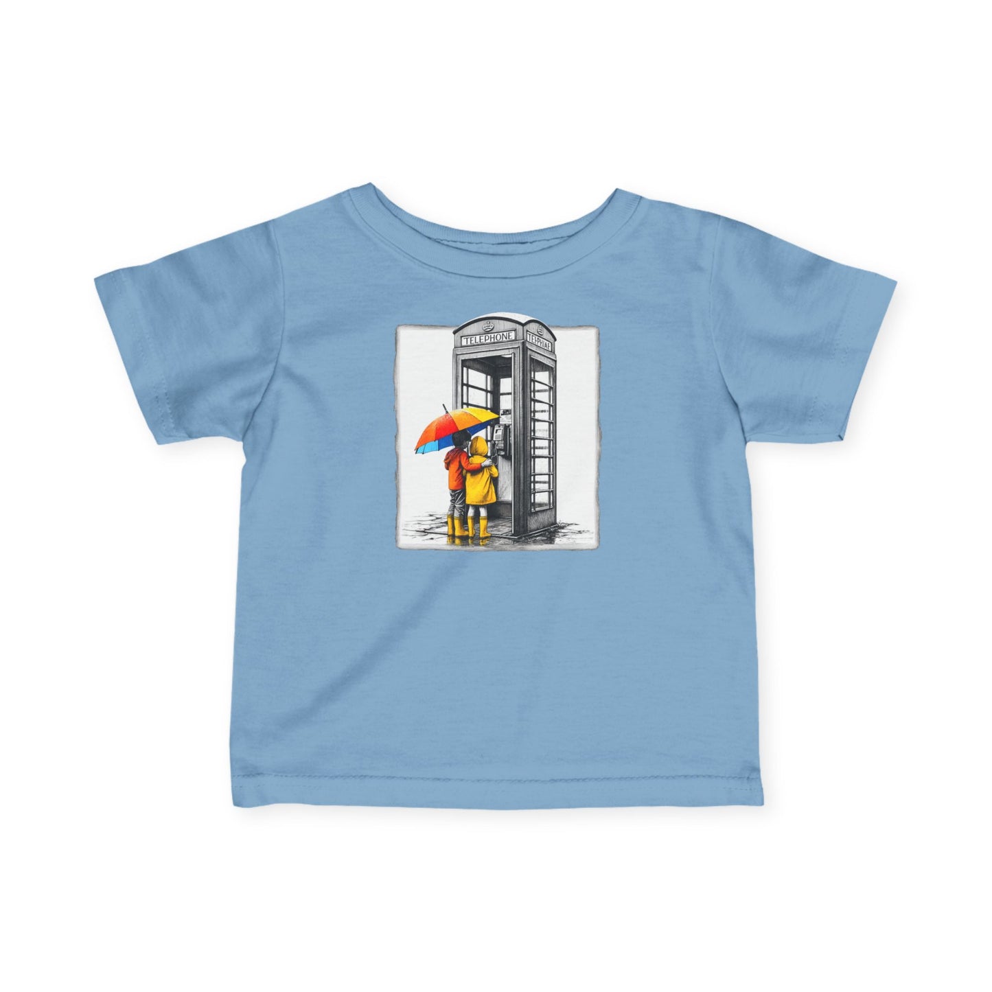 Standing Outside a Phonebooth With Change in my Pocket Infant Fine Jersey Tee