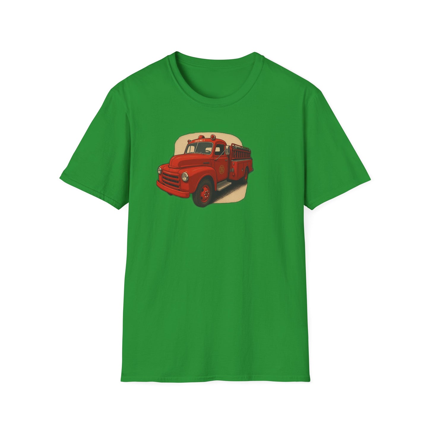 Vintage Fire Truck T-Shirt Perfect for Road Trips, and Everyday Wear