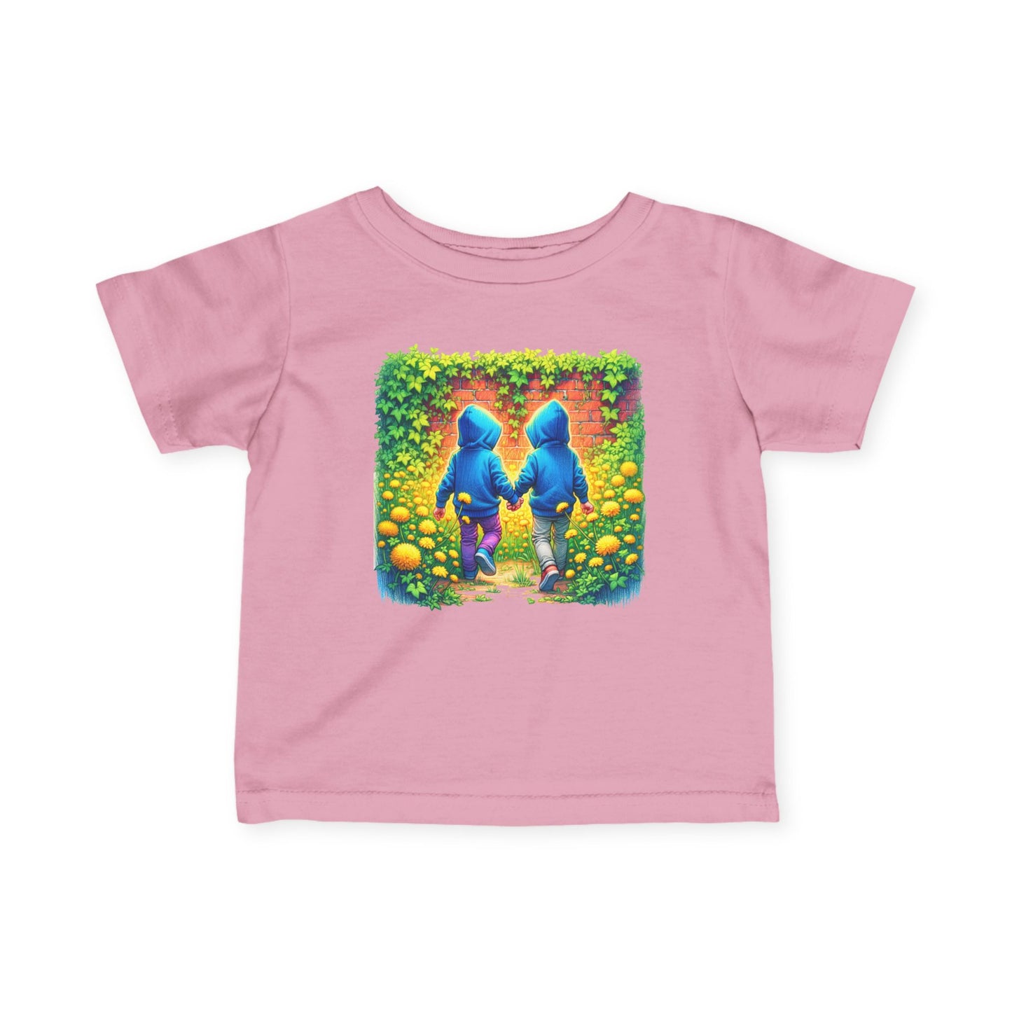 Walking in flowers - Infant Fine Jersey Tee