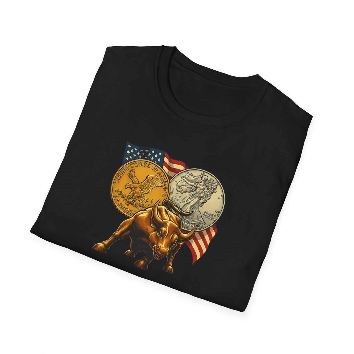Wall Street's Gold Bull Heritage Tee