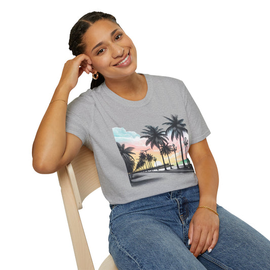 Life's a Beach - Unisex Softstyle T-Shirt