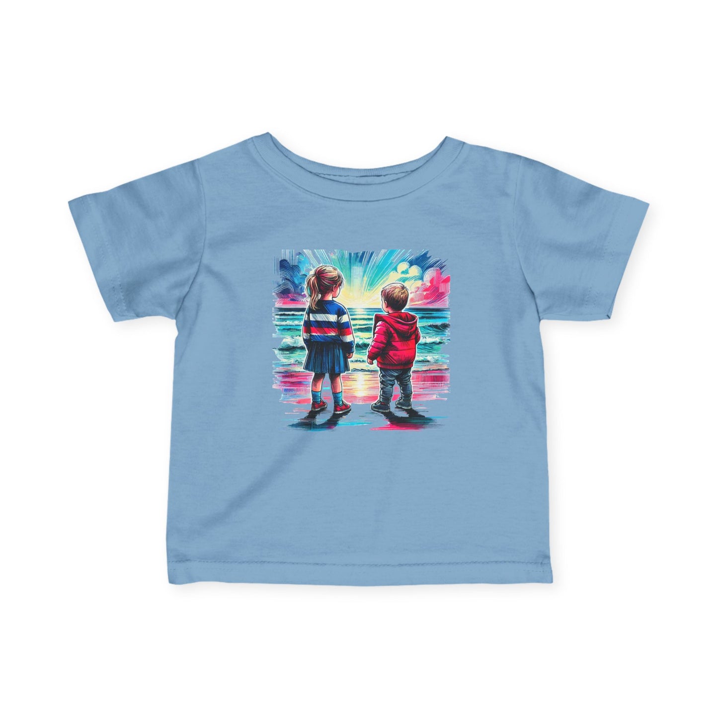 A Day at the Beach - Infant Fine Jersey Tee