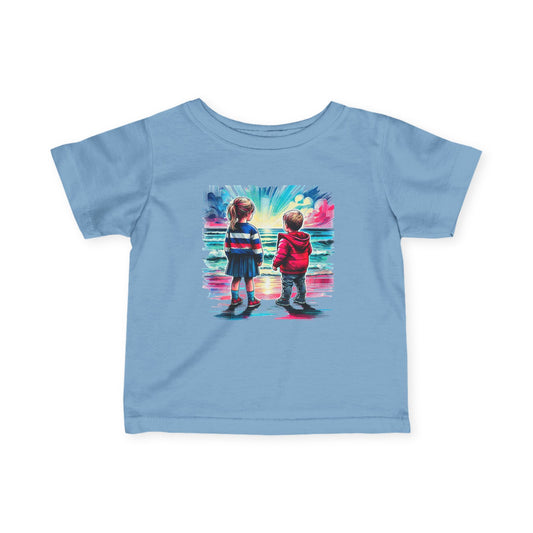A Day at the Beach - Infant Fine Jersey Tee