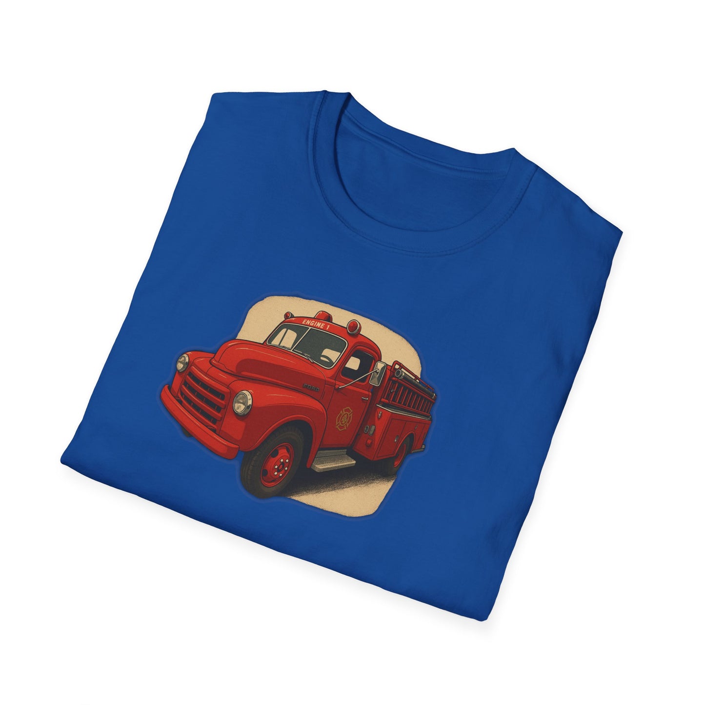 Vintage Fire Truck T-Shirt Perfect for Road Trips, and Everyday Wear