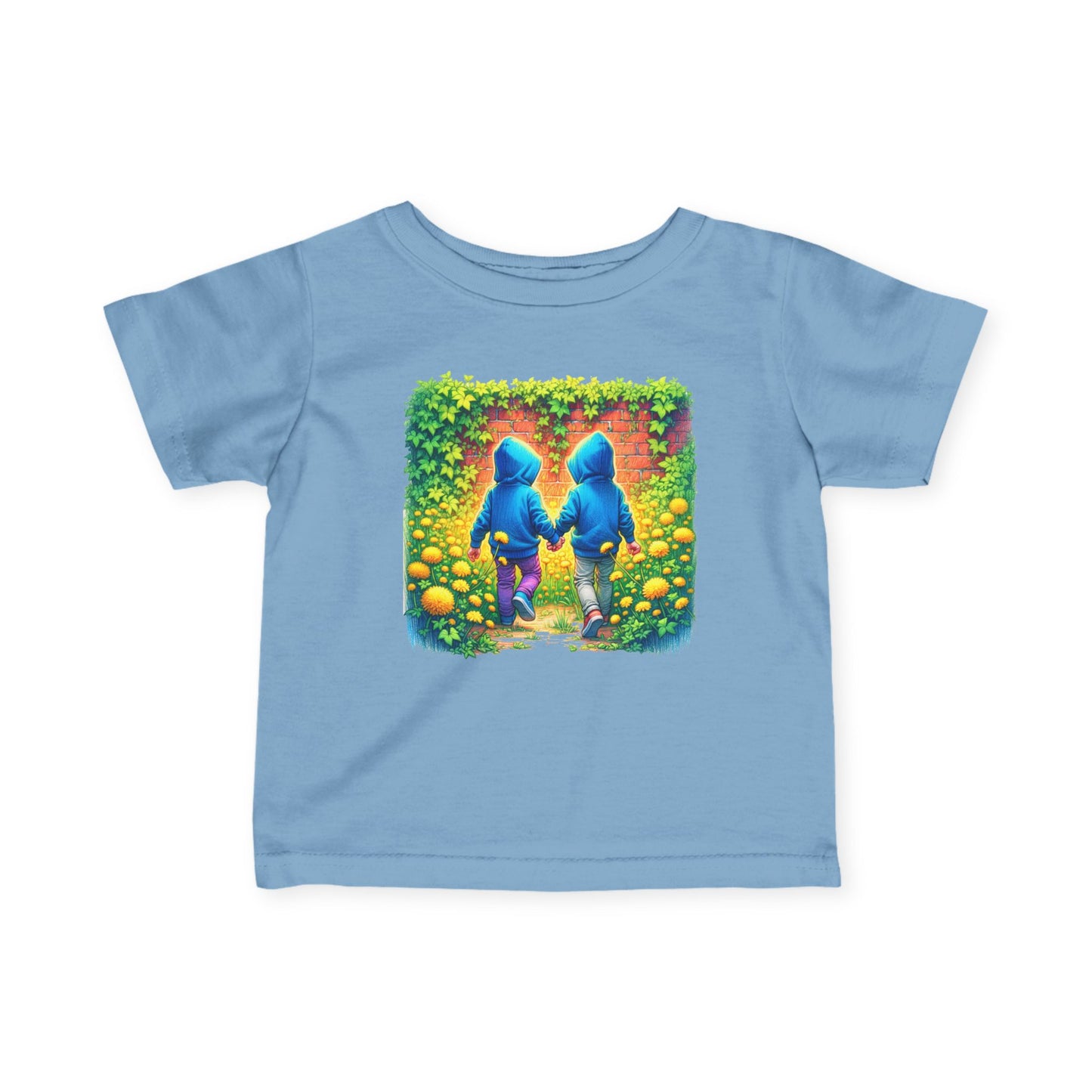 Walking in flowers - Infant Fine Jersey Tee