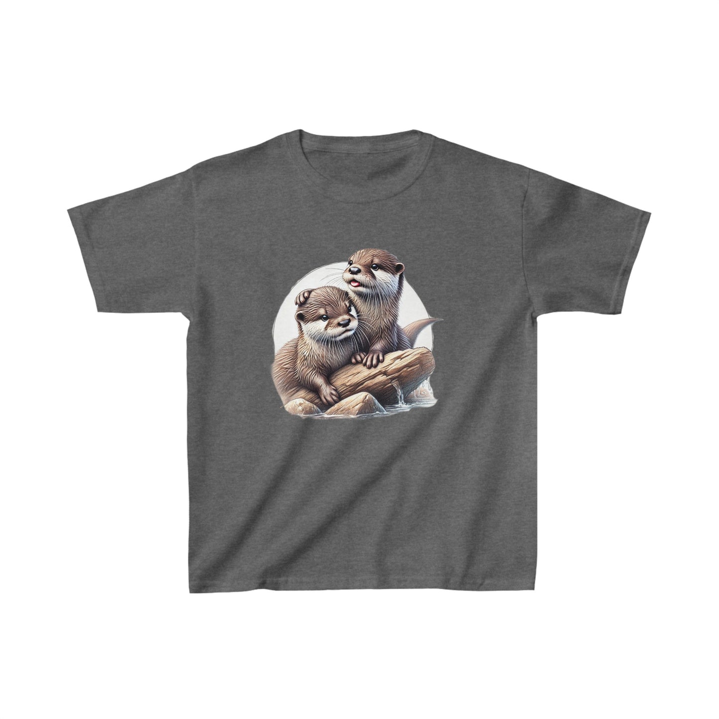 Playful Otter Pals Children - Kids Heavy Cotton™ Tee