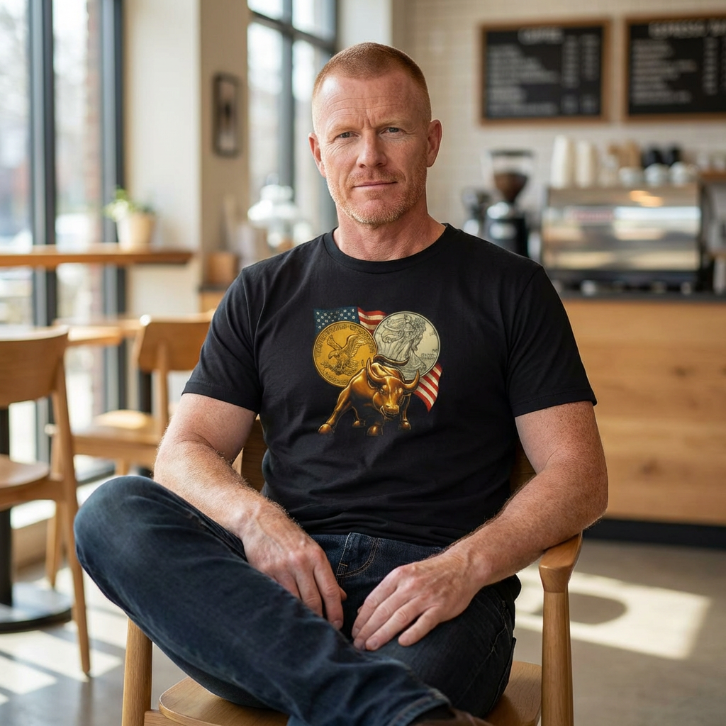 Wall Street's Gold Bull Heritage Tee