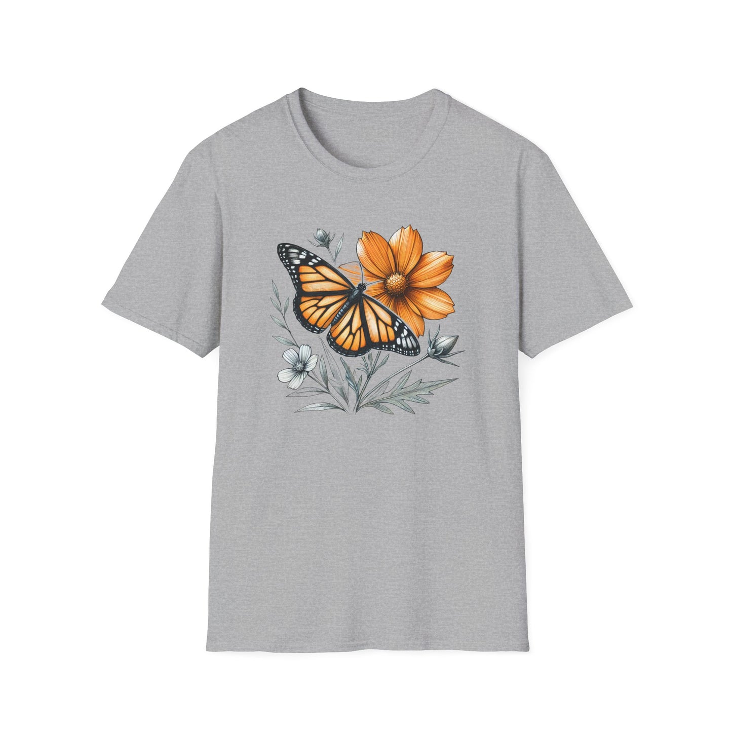 Float Like a Butterfly... - Unisex Softstyle T-Shirt