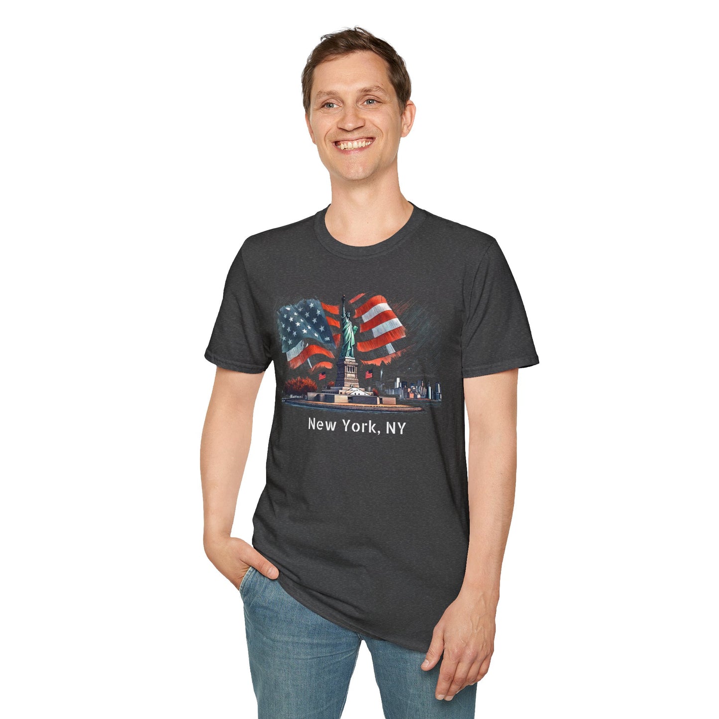 New York New York- Unisex Softstyle T-Shirt