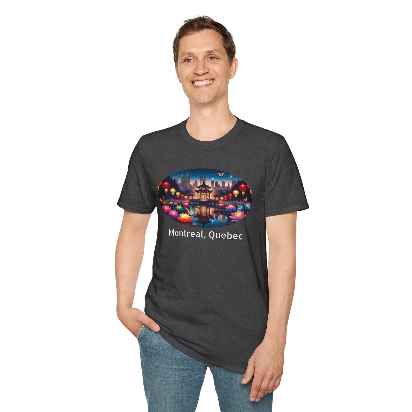 Montreal Lanterns - Unisex Softstyle T-Shirt