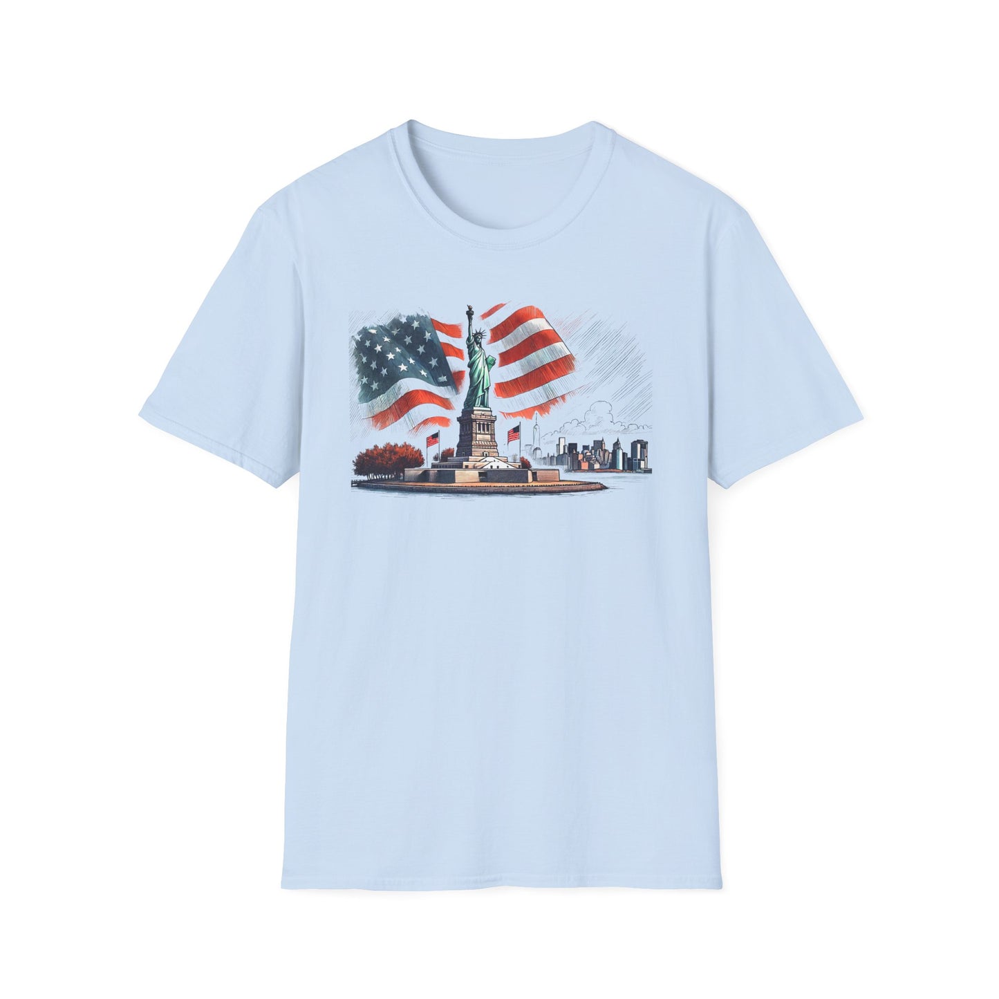 Land of the Free - Unisex Softstyle T-Shirt